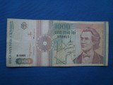 1000 LEI 1991 SERIA B0005 FARA PUNCT FF RARA
