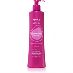 Fanola Wonder Color Locker Extra Care Sealing Cream cremă pentru netezirea părului pentru păr vopsit 480 ml