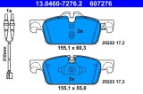ATE 13.0460-7276.2 set placute frana,frana disc