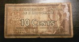 Bancnota Indochina Franceza - 10 Cents 1939