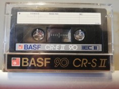 casete audio Chrome BASF CR-E II - 90 min - made RFG - stare: Perfecta foto