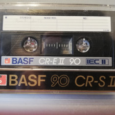 casete audio Chrome BASF CR-E II - 90 min - made RFG - stare: Perfecta