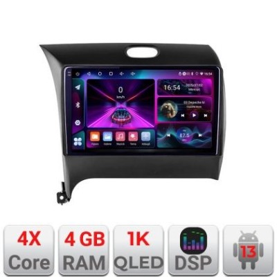 Navigatie Kia Cerato 2013-2017 A-1562 4+64 InCell Display 1K Android Waze USB Navigatie Internet Youtube Radio CarStore Technology foto