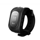 Ceas Smartwatch Copii Techstar&reg; Q50, 0.96 inch IPS, Slot Cartela SIM, Tracker GPS, AGPS, LBS, Buton Urgenta SOS, Monitorizare Live, Apelare, Negru
