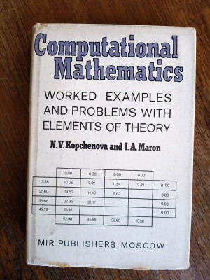 Computational Mathematics, worked examples... - Kopchenova, Maron foto