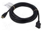 Cablu HDMI Goobay 5m negru HDMI 2.1 HDCP 2.2