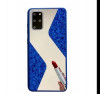 Husa silicon oglinda si sclipici ( glitter) Samsung A71 , Albastru, Alt model telefon Samsung