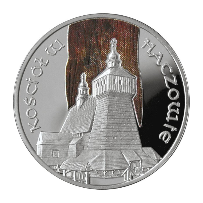 Polonia 20 zloti 2006, The Church in Hacz&oacute;w ,Argint .925 .28.28 g Proof