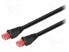 Patch cord Cat 6, U/UTP, conexiune 1:1, 20m, Goobay - 55434 foto