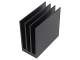 Radiator Negru cu Aripioare 75x35x70 mm