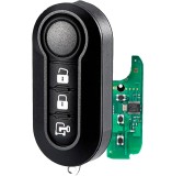Cheie Auto Completa Programabila, cu telecomanda 433MHz, 3 butoane, cip PCF7946, sistem Marelli &ndash; compatibila Fiat Ducato, 500L, Doblo, Panda, Citroen, Techstar