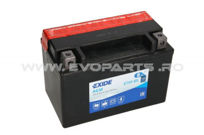 Baterie EXIDE AGM 12V 8AH (YTX9-BS) Fara Intretinere foto