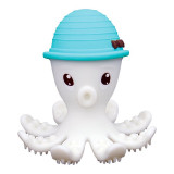 Inel gingival din silicon, mombella - octopus albastru