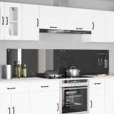 VidaXL Spate de bucătărie 2 pcs Gri &icirc;nchis 110 x 50 cm 3415507