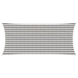 vidaXL P&acirc;nză de umbră Gri deschis și alb. 2 x 5 m HDPE 42032939