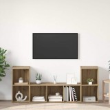 Cumpara ieftin Set comoda TV 3 buc. 107 x 35 x 37 cm Maro