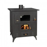 Soba pe lemne, Prity FR, metalica, 4,8 kg/h, 800 x 610 x 860