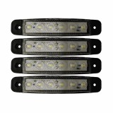 Lampa gabarit cu 6 LED-uri 12/24V set 4buc - Alb Garage AutoRide