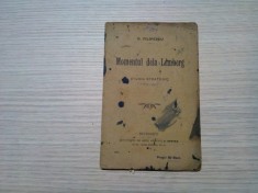 MOMENTUL DELA LEMBERG - N. Filipescu - 1915, 16 p.+ harta