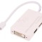 Adaptor mini DisplayPort la DisplayPort 1.1a Alb