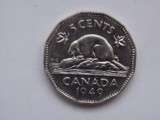 5 CENTS 1949 CANADA