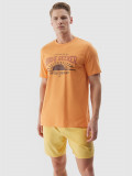 Șort de plajă pentru bărbați - galben, 4F Sportswear