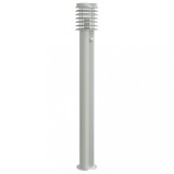 Lampa exterioara de podea cu senzor argintiu 110 cm, otel inox