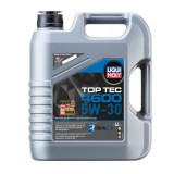 Ulei motor Liqui Moly Top Tec 4600 5W30, 4L, C2 C3, sintetic, Longlife-04, 229.51, 229.52, Opel OV 040 1547 - D30, VW 505 00/505 01