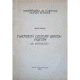 TWENTIETH CENTURY BRITISH POETRY. AN ANTHOLOGY-IRINA BURLUI-240510