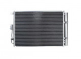 Condensator climatizare AC Koyo, KIA FORTE, 2012- motor 1,8; 2,0 benzina, aluminiu/ aluminiu brazat, 610 (565)x390 (375)x12 mm, cu uscator si filtru