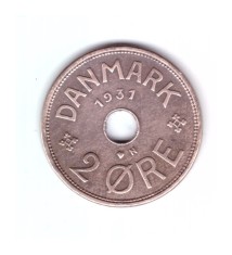Moneda Danemarca 2 ore 1931, stare buna, curata