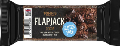 Baton energizant Flapjack Tomm s, cu cacao, fara gluten 100g Bombus foto