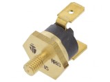 Termostat SPST-NC 130&deg;C 16A 250VAC 6.3mm