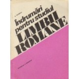 Indrumari pentru studiul limbii romane - vocabular si gramatica