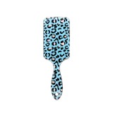 Perie pentru par, dreptunghiulara, Leopard, Turcoaz