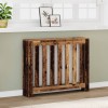 VidaXL Mască pentru calorifer, lemn vechi, 104x20x82cm, lemn prelucrat 852742