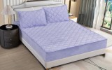 Cumpara ieftin Husa Pat Matlasata cu Elastic 3 Piese Pumba 180x200 cm + 2 Fete Perna 50x75 cm
