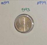 593 San Marino 1 Lira (Rapier) 1979 KM#89, excelenta