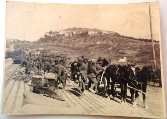 Fotografii militare WWI , Militari in mars