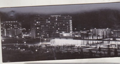 bnk cp Noaptea la Mamaia - Vedere - uzata foto
