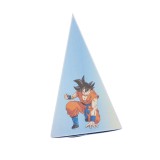Cutie in forma de felie tort din carton de 160 gr cu Dragon Ball Z 12 x 7 x 5 cm