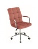 Scaun birou copii SL Q022, ergonomic, cadru otel, stofa, inaltime ajustabila, rotire 360 ˚, 90 Kg, Gri