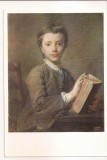 FA97 -Carte Postala- RUSIA - State Hermitage Museum - Jean Baptiste Perronneau, Portrait of a boy with a book , necirculata 1971
