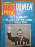 Revista lumea 28 octombrie 1974-raportul lui ceausescu la congresul al 11-lea