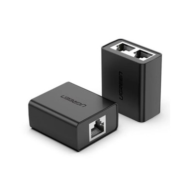 SPLITTER RJ-45 Ugreen, &amp;quot;CM210&amp;quot; pt. cablu UTP, Cat5, 1 x RJ-45 (M) la 2 x RJ-45 (M) , viteza maxima 100 Mbps, material plastic, negru &amp;quot;50923&amp;quot; - 6957303 foto