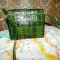 Poseta vintage crocodil , verde , deosebita , esarfa noua cadou