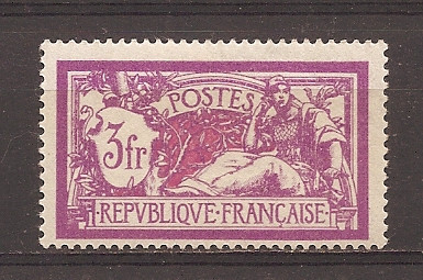 Franta 1927 - Libertate și Pace, culori noi, MH (vezi descrierea)