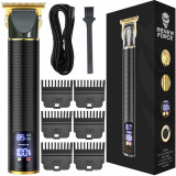 Aparat de tuns barba cu acumulator, trimmer pentru barba sau par cu accesorii incluse, model AVX-WT-YYT-36-1