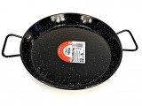 Tigaie din otel emailat vitrificat, paella valenciana fructe de mare, diametru 32 cm, 5 portii, 2 manere, Garcima, GRC20232