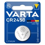 Baterie litiu CR2450 Varta 3V 570mAh pentru ceasuri si telecomenzi